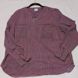 CAbi Franklin Red Blouse